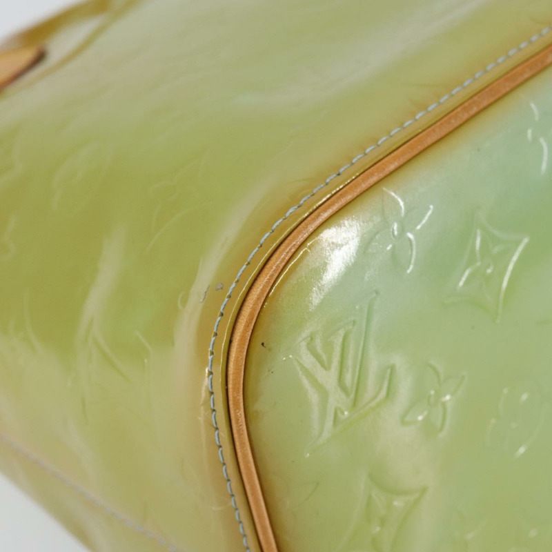 【日本直送】路易威登 Monogram Vernis Houston 手提包 淺藍色 M91005 LV 正品 150110-14