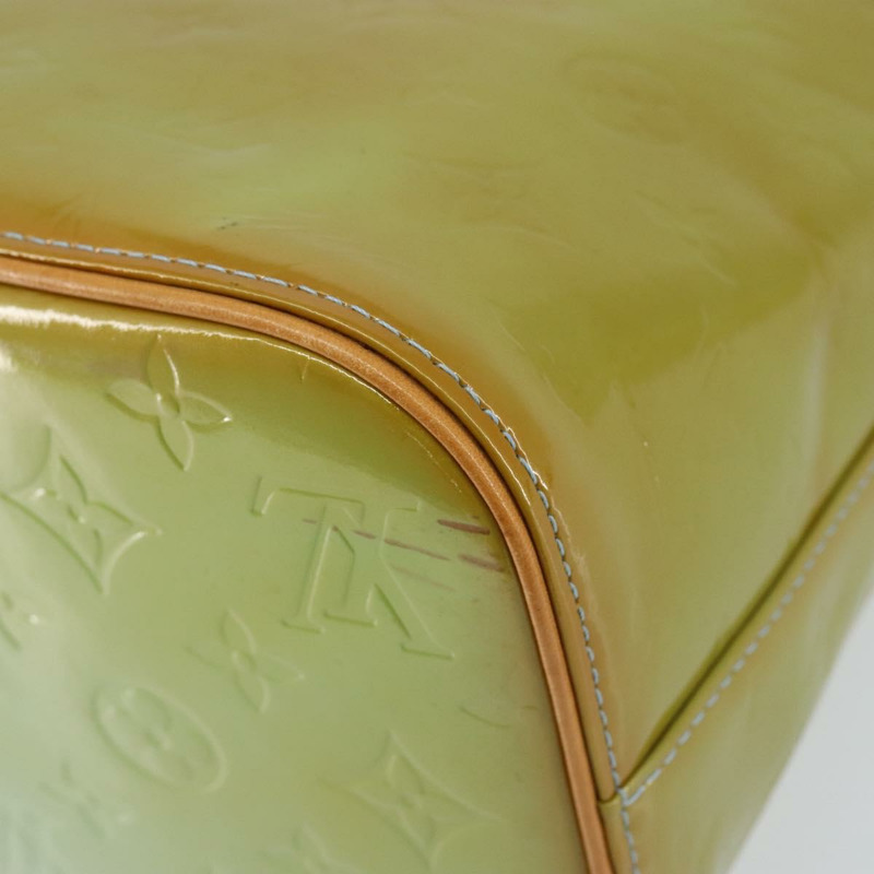 【日本直送】路易威登 Monogram Vernis Houston 手提包 淺藍色 M91005 LV 正品 150110-15