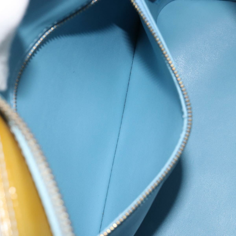 【日本直送】路易威登 Monogram Vernis Houston 手提包 淺藍色 M91005 LV 正品 150110-22