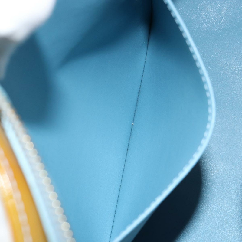 【日本直送】路易威登 Monogram Vernis Houston 手提包 淺藍色 M91005 LV 正品 150110-23