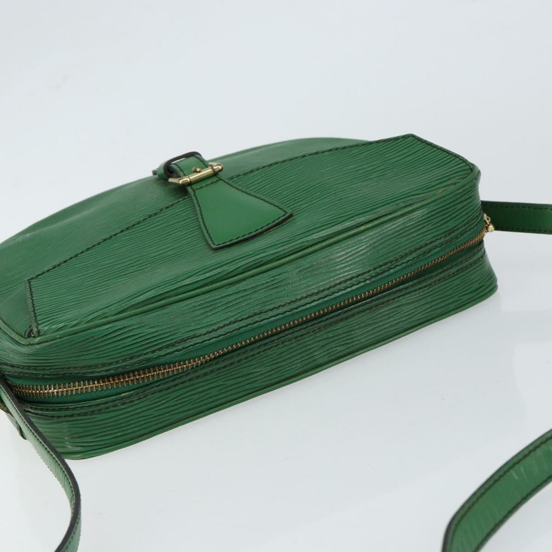 【日本直送】路易威登 Epi Jeune Fille MM 單肩包綠色 M52154 LV 正品 150019-5