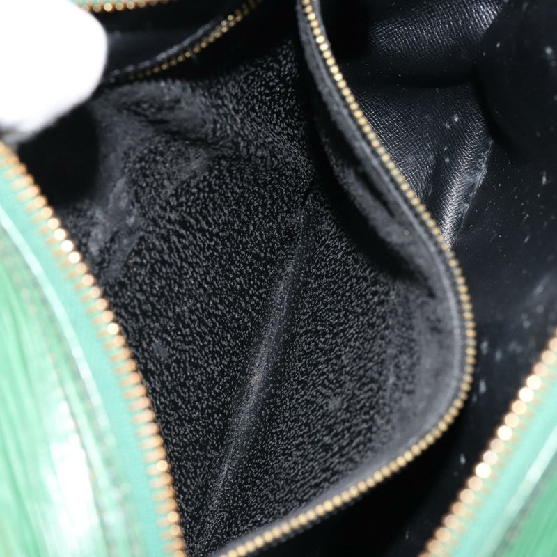 【日本直送】路易威登 Epi Jeune Fille MM 單肩包綠色 M52154 LV 正品 150019-10