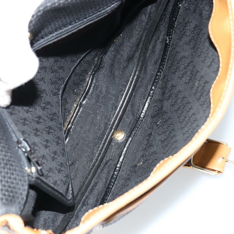 【日本直送】SAINT LAURENT 單肩包 PVC 皮革 黑色 金色 正品 150003-11