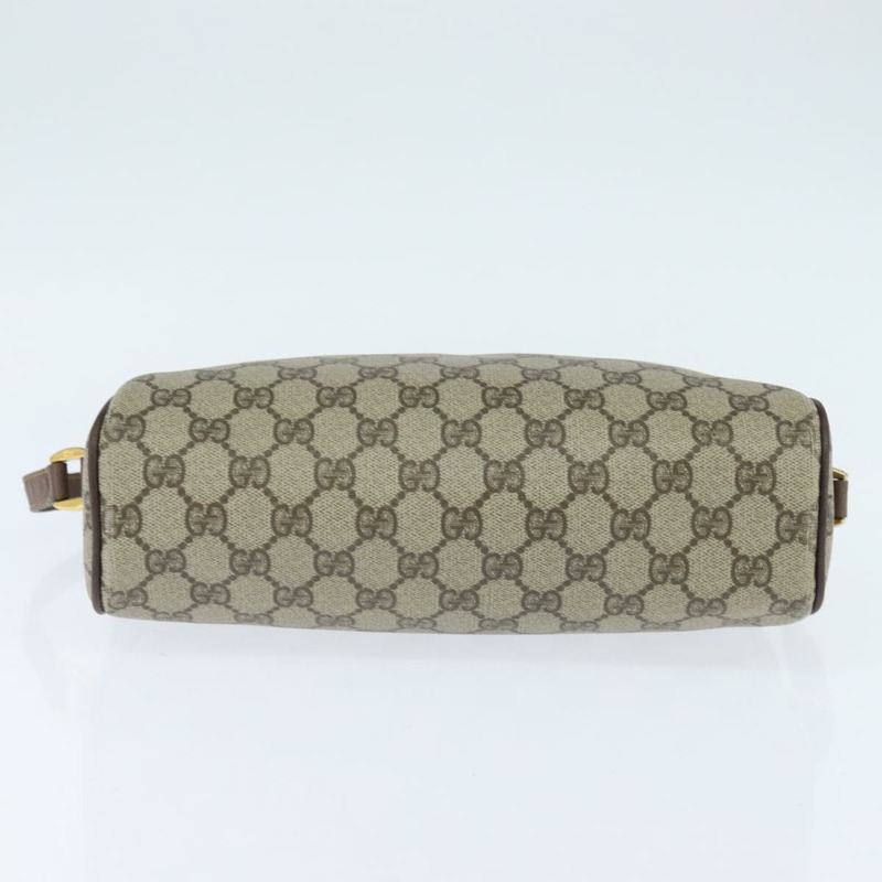 【日本直送】GUCCI GG Supreme Web Sherry Line 單肩包 PVC 米色 001 44 6472 正品 150085-4