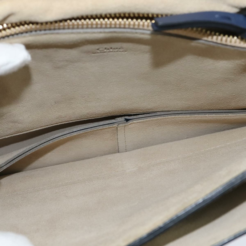 【日本直送】Chloe Fay 手拿包 皮革 海軍藍 正品 150049-9