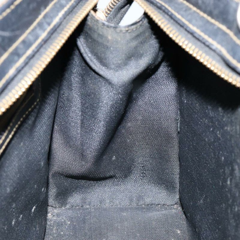 【日本直送】FENDI 胡桃色帆布手提包 PVC 黑色 棕色 金色 正品 150002-17