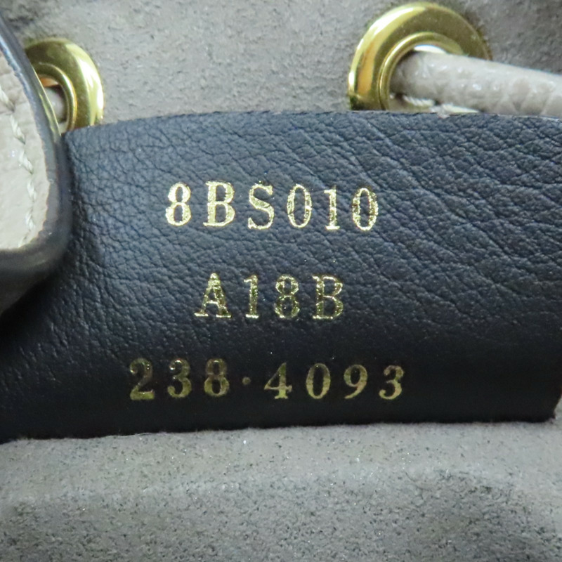 灰色 牛皮 Mon Tresor 水桶 斜背包-6