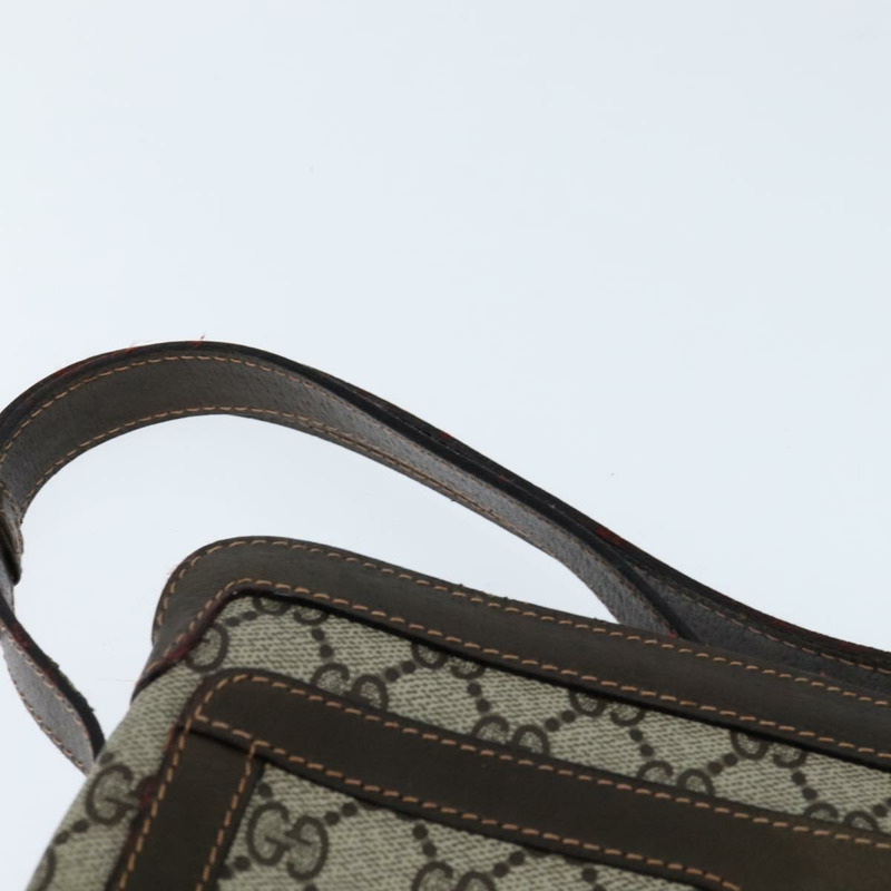 【日本直送】GUCCI GG Supreme Web Sherry Line 單肩包 PVC 米色 378 001 4085 正品 150126-7