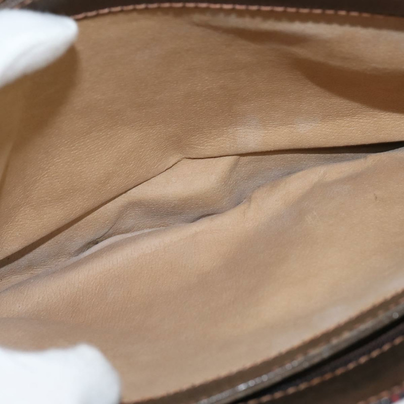 【日本直送】GUCCI GG Supreme Web Sherry Line 單肩包 PVC 米色 378 001 4085 正品 150126-9