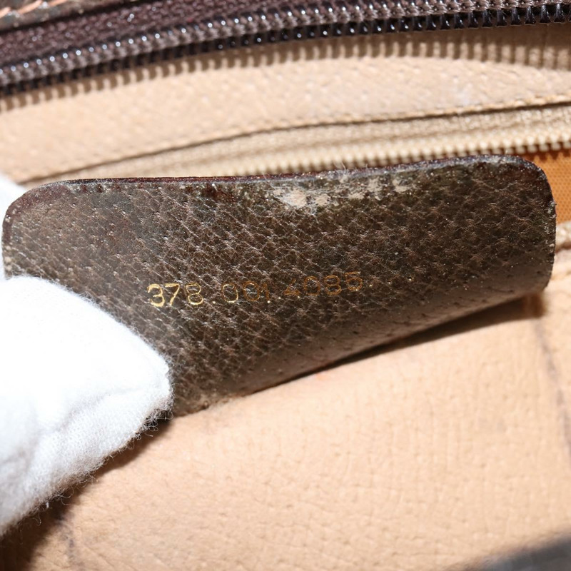 【日本直送】GUCCI GG Supreme Web Sherry Line 單肩包 PVC 米色 378 001 4085 正品 150126-11