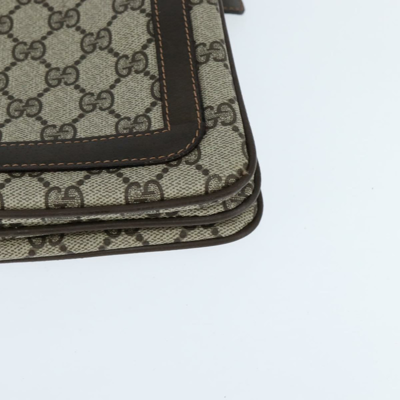 【日本直送】GUCCI GG Supreme Web Sherry Line 單肩包 PVC 米色 378 001 4085 正品 150126-13