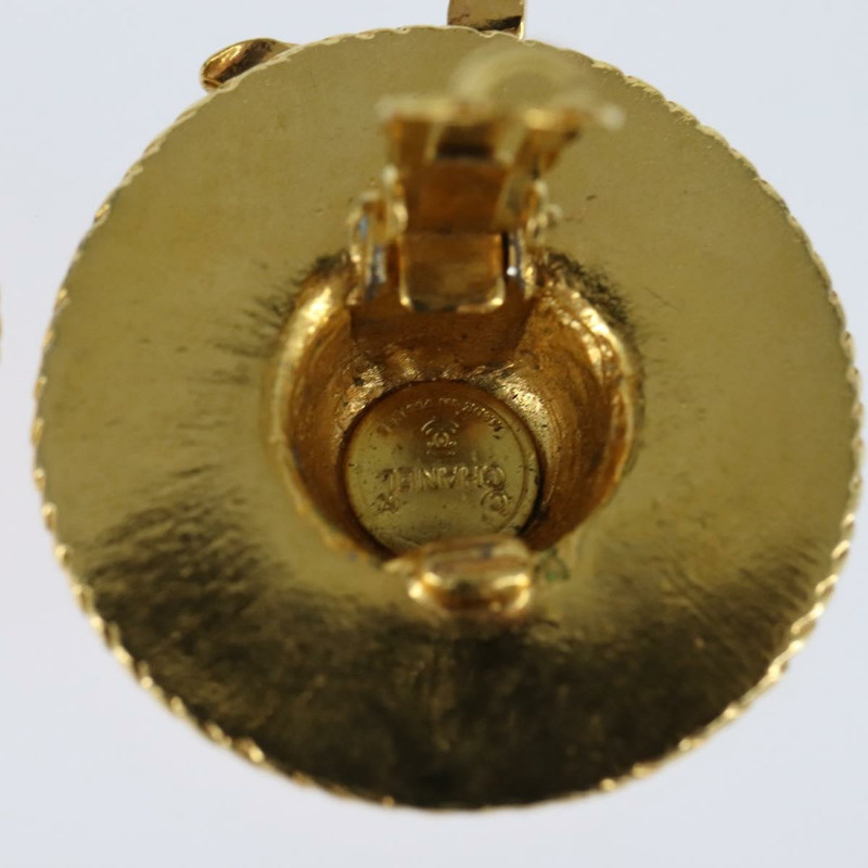 【日本直送】香奈兒耳環 金屬 金 CC Auth bs30421-7