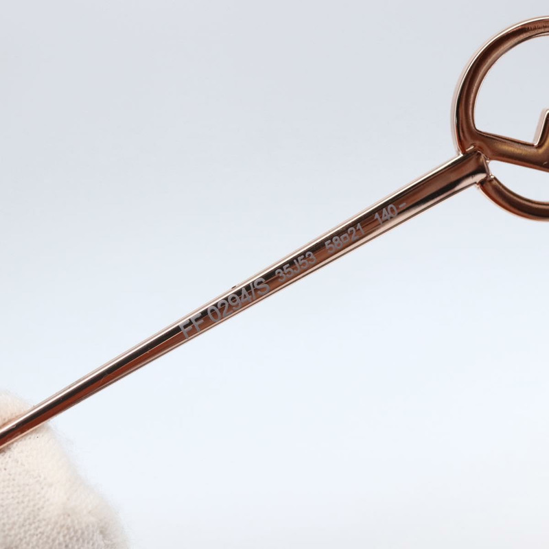 【日本直送】FENDI 粉紅塑膠太陽眼鏡 Auth bs30356-9