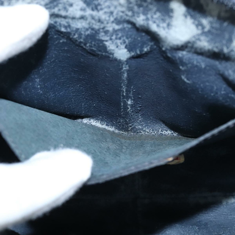 【日本直送】GUCCI GG Supreme Sherry Line 單肩包 PVC 海軍藍/金色 904 02 047 Auth bs30434-10