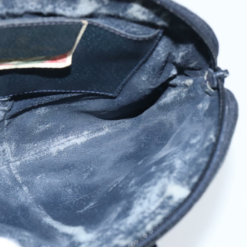 【日本直送】GUCCI GG Supreme Sherry Line 單肩包 PVC 海軍藍/金色 904 02 047 Auth bs30434-18