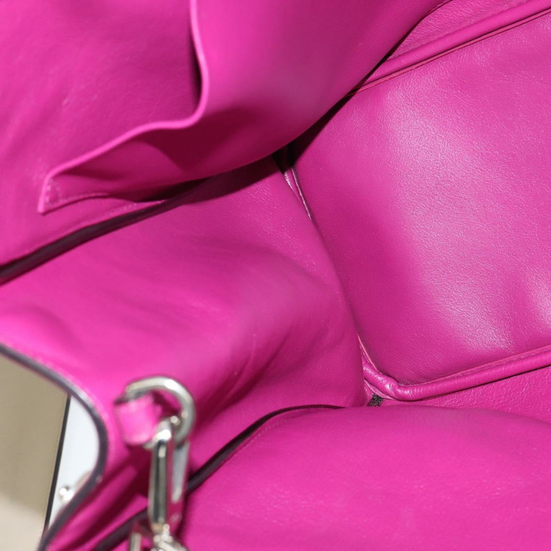 【日本直送】Christian Dior Diorissimo 手提包 皮革 2way 米色 銀色 正品 bs29767-20