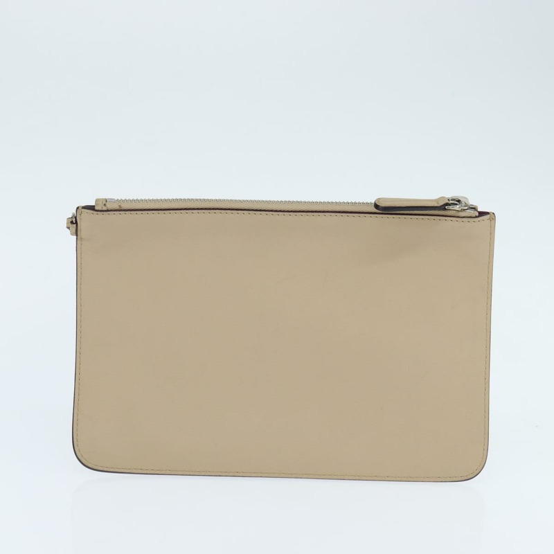 【日本直送】Christian Dior Diorissimo 手提包 皮革 2way 米色 銀色 正品 bs29767-25