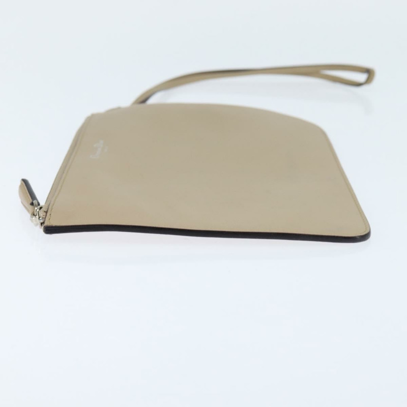 【日本直送】Christian Dior Diorissimo 手提包 皮革 2way 米色 銀色 正品 bs29767-26