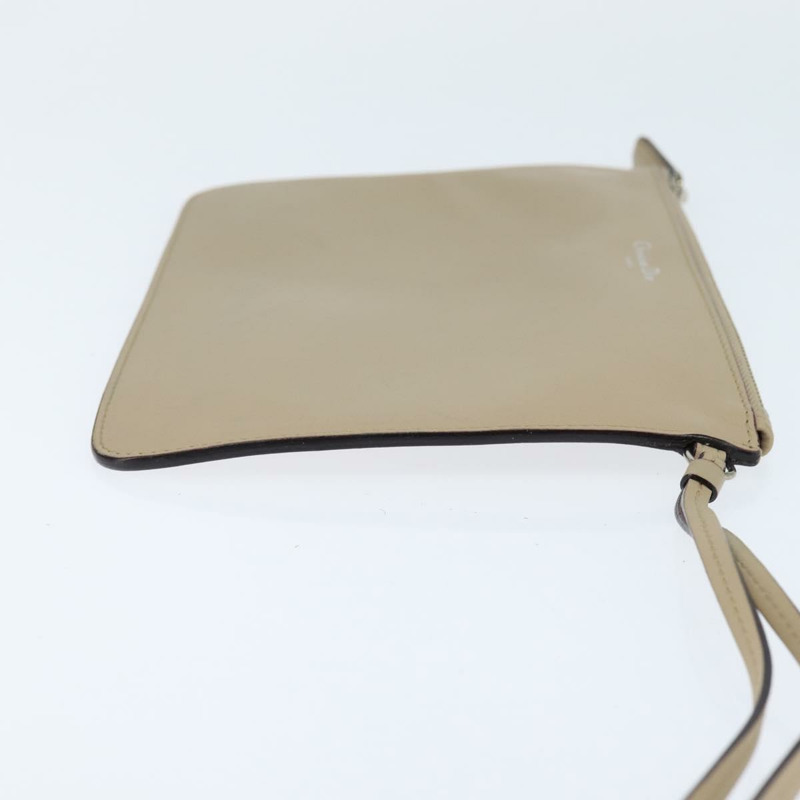 【日本直送】Christian Dior Diorissimo 手提包 皮革 2way 米色 銀色 正品 bs29767-27