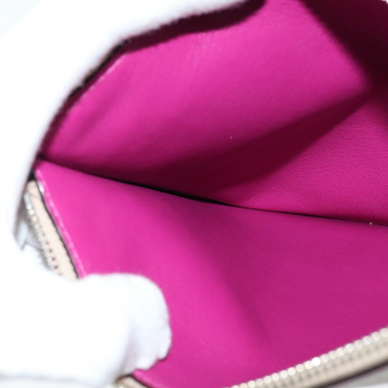 【日本直送】Christian Dior Diorissimo 手提包 皮革 2way 米色 銀色 正品 bs29767-38