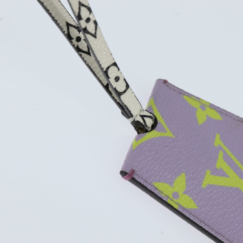 【日本直送】路易威登 Monogram Giant Cloche Cles 項鍊 紫色 M67795 LV Auth 147378-4