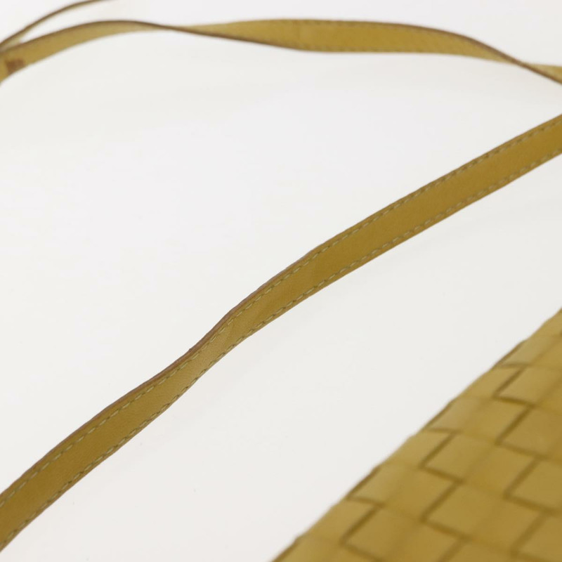【日本直送】BOTTEGA VENETA INTRECCIATO 皮革肩背包 黃色 正品 ep11479-7