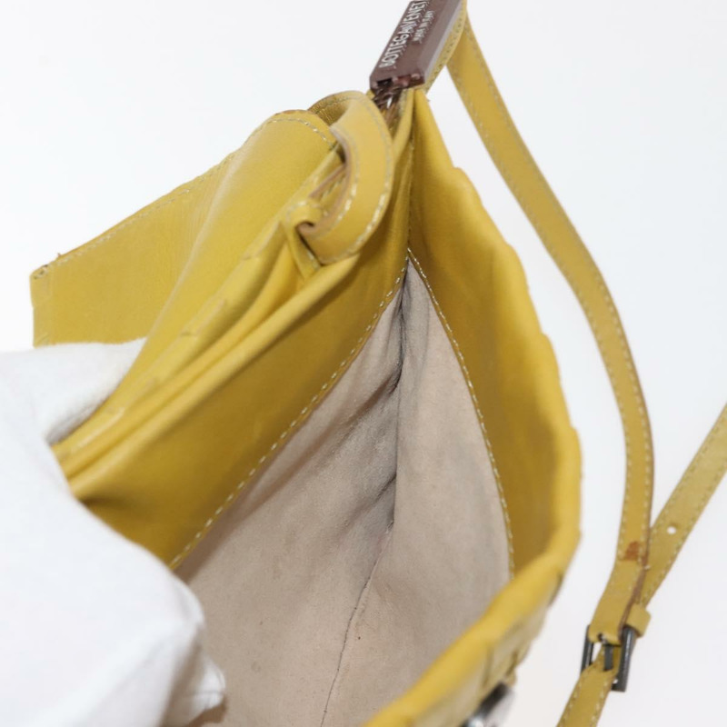 【日本直送】BOTTEGA VENETA INTRECCIATO 皮革肩背包 黃色 正品 ep11479-19