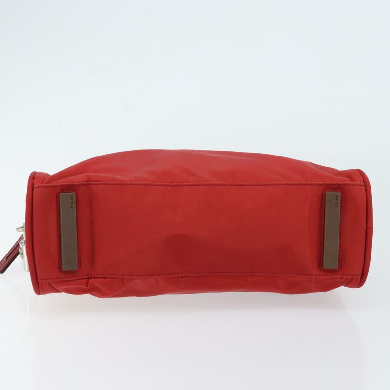 【日本直送】PRADA 尼龍紅銀手提包 正品 ep11558-8