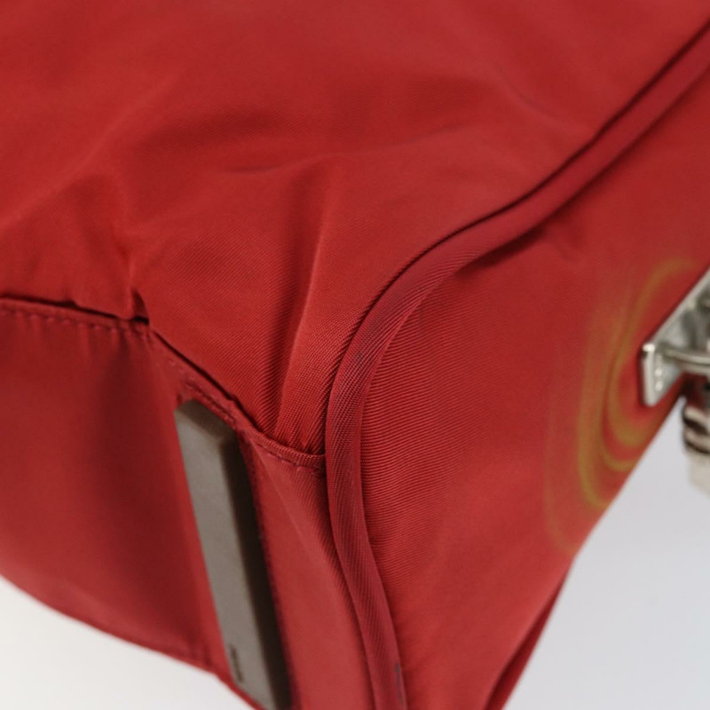 【日本直送】PRADA 尼龍紅銀手提包 正品 ep11558-11