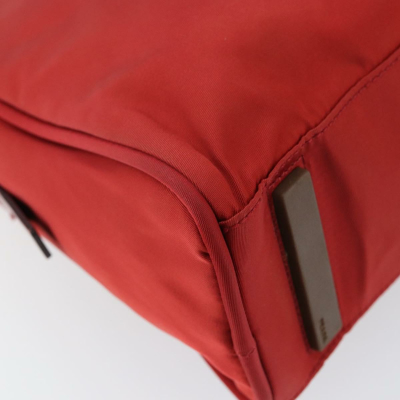 【日本直送】PRADA 尼龍紅銀手提包 正品 ep11558-12