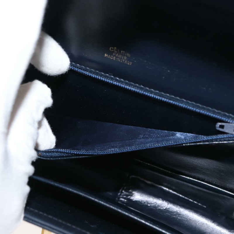 【日本直送】CELINE C Sulky 肩包 帆布 皮革 海軍藍 金色 正品 ep11628-22