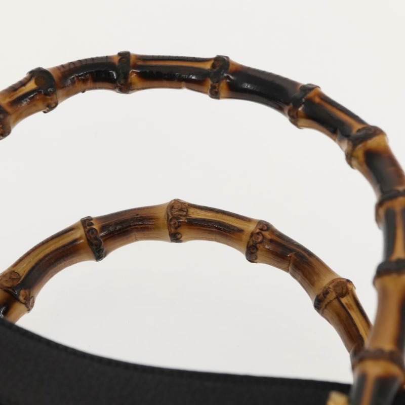 【日本直送】GUCCI 竹節手提包 皮革 黑色 金色 002 1186 0260 正品 ep11571-7
