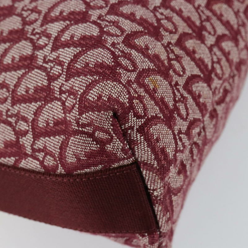 【日本直送】Christian Dior Trotter帆布肩背包 紅色銀色 正品 ep11517-10