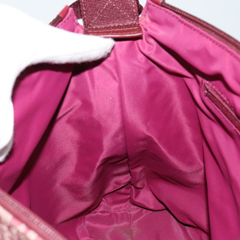 【日本直送】Christian Dior Trotter帆布肩背包 紅色銀色 正品 ep11517-17