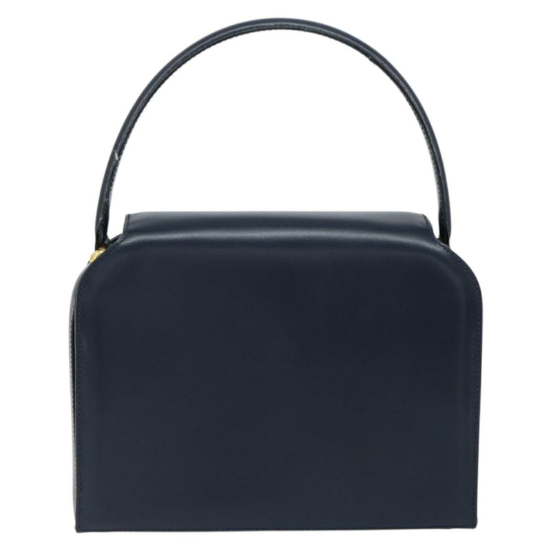 【日本直送】CELINE 馬車手提包 皮革 海軍藍 金色 正品 ep11510-2