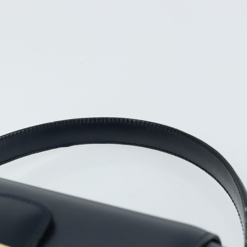 【日本直送】CELINE 馬車手提包 皮革 海軍藍 金色 正品 ep11510-7