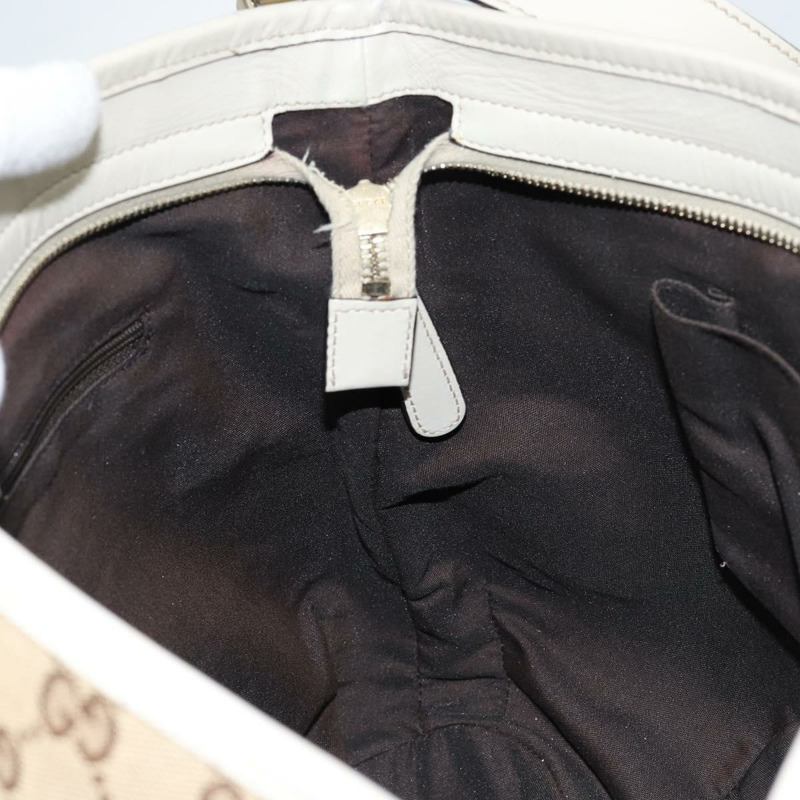 【日本直送】GUCCI GG帆布肩背包 米色 金色 正品 148374-17
