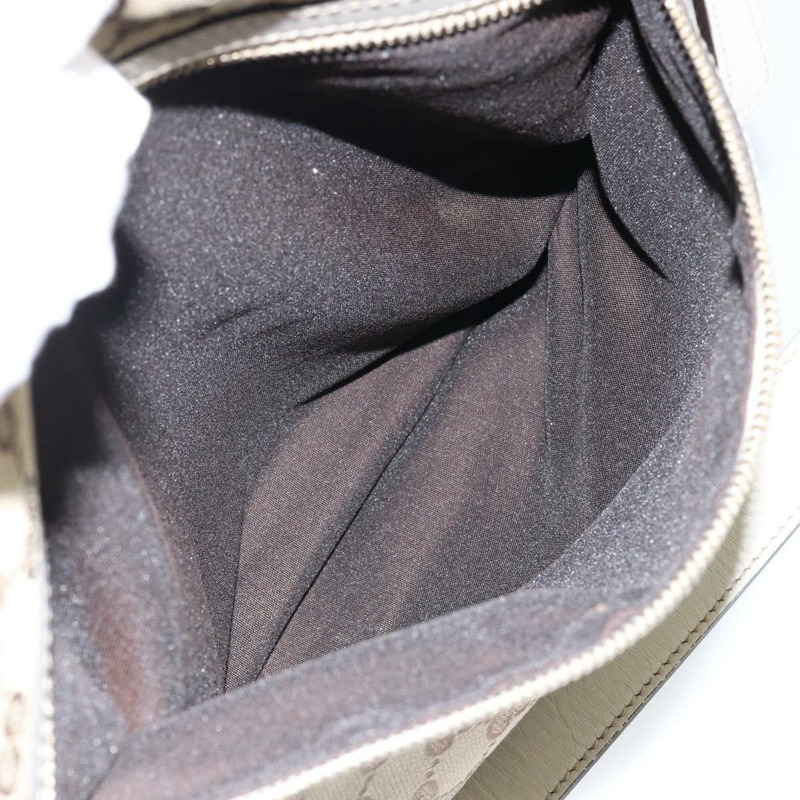 【日本直送】GUCCI GG帆布肩背包 米色 金色 正品 148374-21