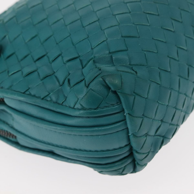 【日本直送】BOTTEGA VENETA INTRECCIATO 皮革單背包，土耳其藍，正品 148399-10
