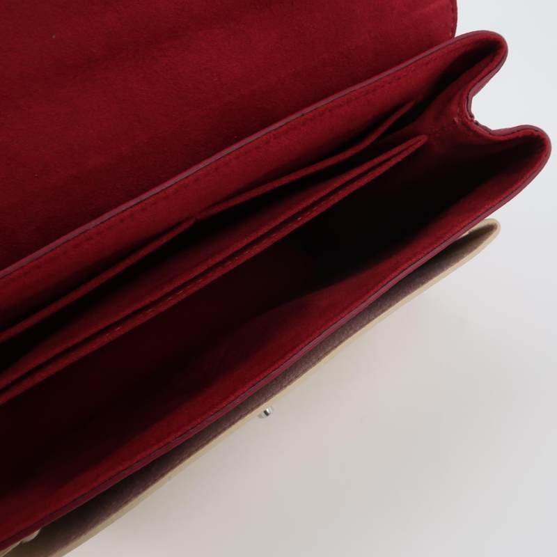 Louis Vuitton (LV) Lockme 牛皮拼色LV轉鎖斜挎包單肩包-6