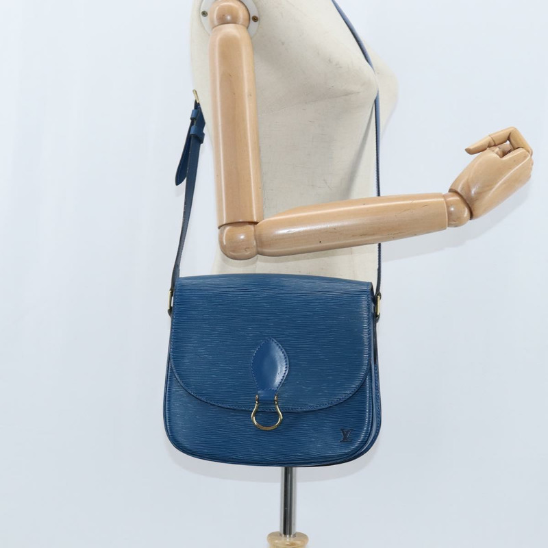 【日本直送】路易威登 Epi Saint Cloud GM 單背包，托萊多藍，M52195，LV 正品，編號 150254-21