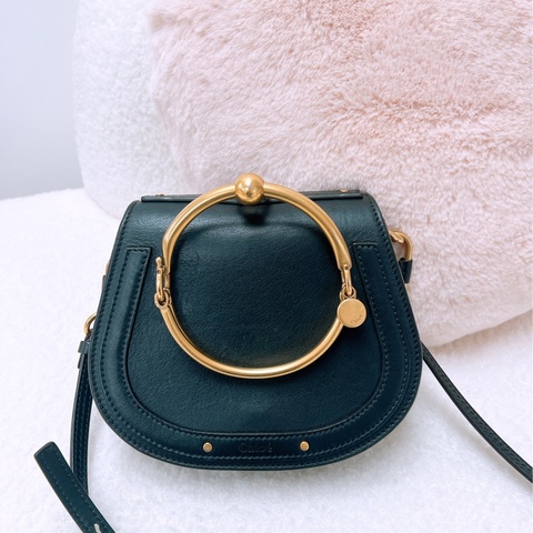 Chloe nile 小號黑色圓環包