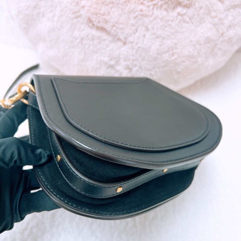 Chloe nile 小號黑色圓環包-9