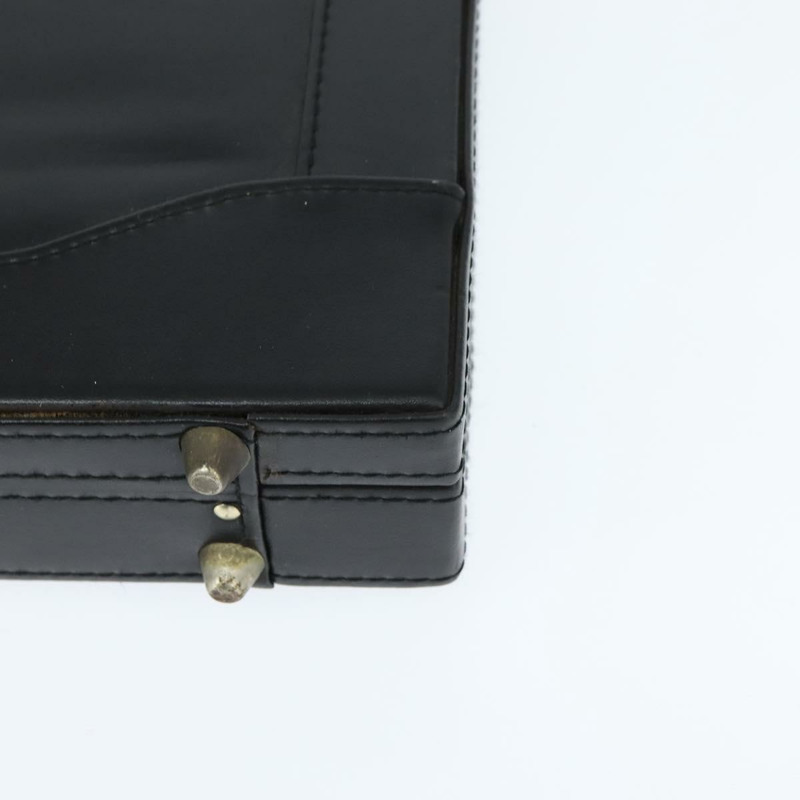 【日本直送】GUCCI Web Sherry Line 公事包手提包 皮革 黑色 金色 正品 150578-10