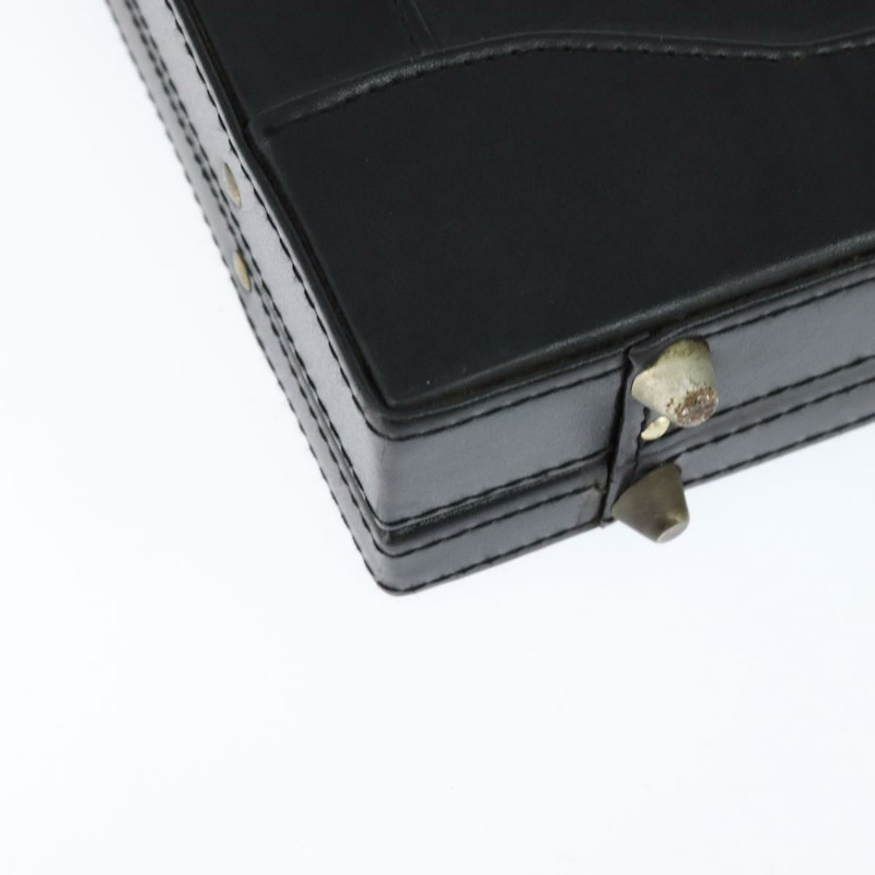 【日本直送】GUCCI Web Sherry Line 公事包手提包 皮革 黑色 金色 正品 150578-11