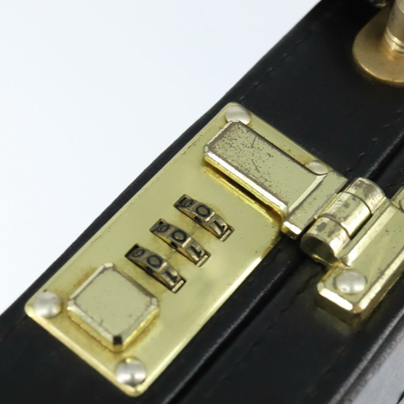 【日本直送】GUCCI Web Sherry Line 公事包手提包 皮革 黑色 金色 正品 150578-14