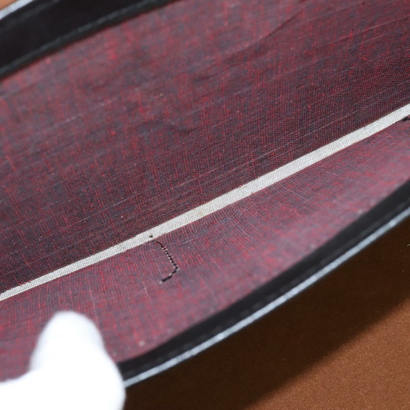 【日本直送】GUCCI Web Sherry Line 公事包手提包 皮革 黑色 金色 正品 150578-25