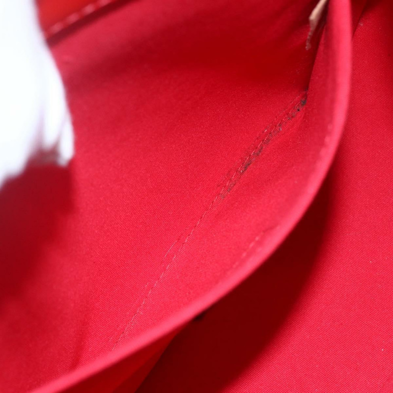 【日本直送】路易威登 Monogram Vernis Biscayne Bay GM 手袋 紅色 M91287 LV Auth 150582-10