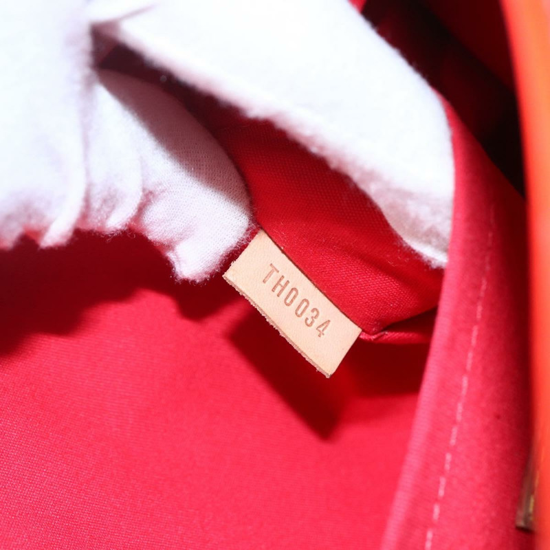 【日本直送】路易威登 Monogram Vernis Biscayne Bay GM 手袋 紅色 M91287 LV Auth 150582-11