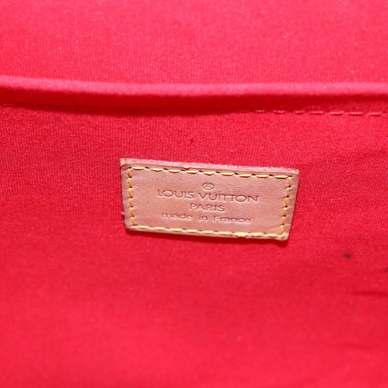 【日本直送】路易威登 Monogram Vernis Biscayne Bay GM 手袋 紅色 M91287 LV Auth 150582-16